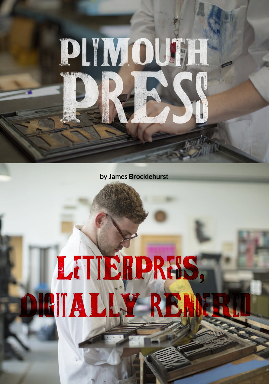 PlymouthPress Free Serif Font