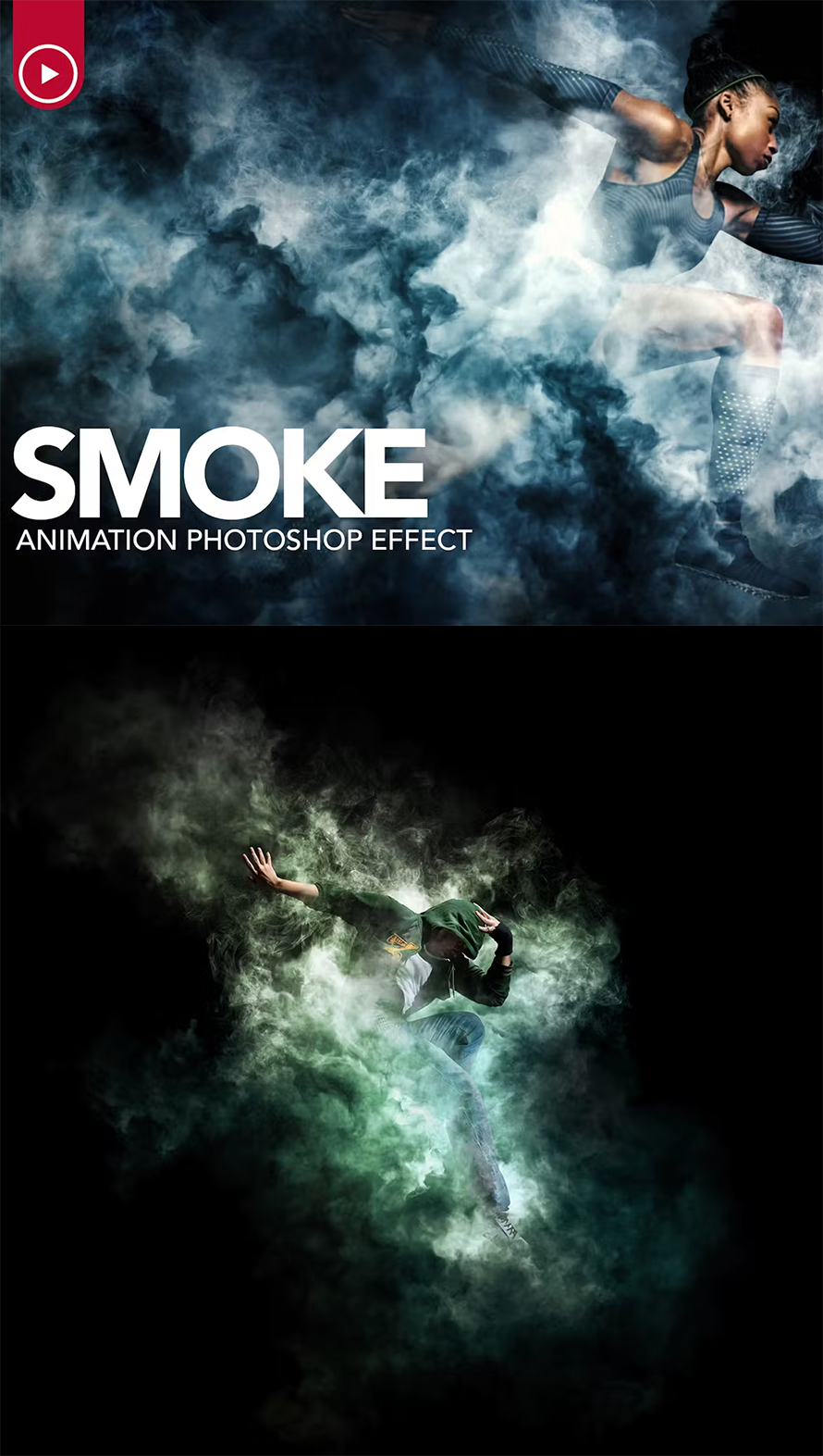 Smoke Animation Photoshop Action