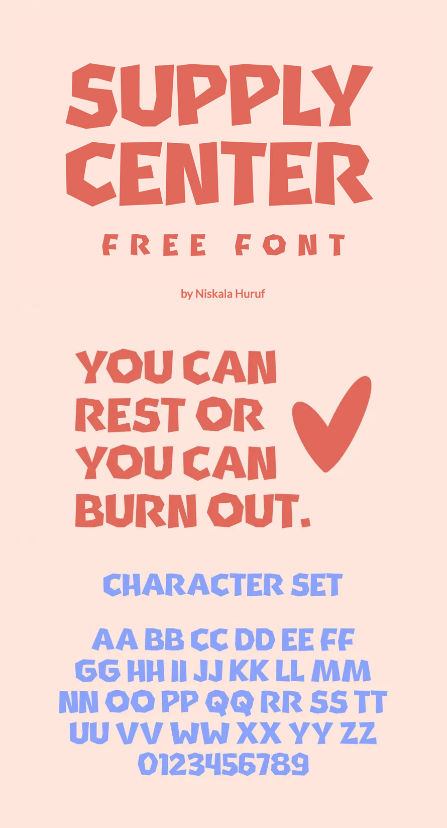 Supply Center Free Font