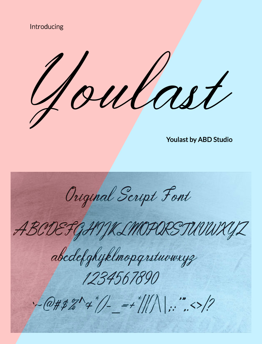 Youlast Free Script Font