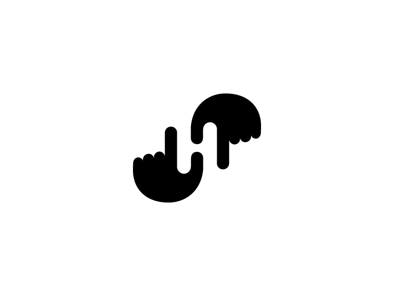 Handson - H Icon Negative Space By Aiste